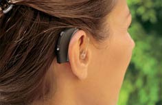 hearing aids bte audiology girl